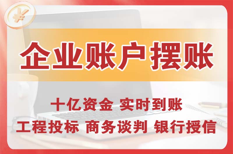 蕉岭企业账户摆账